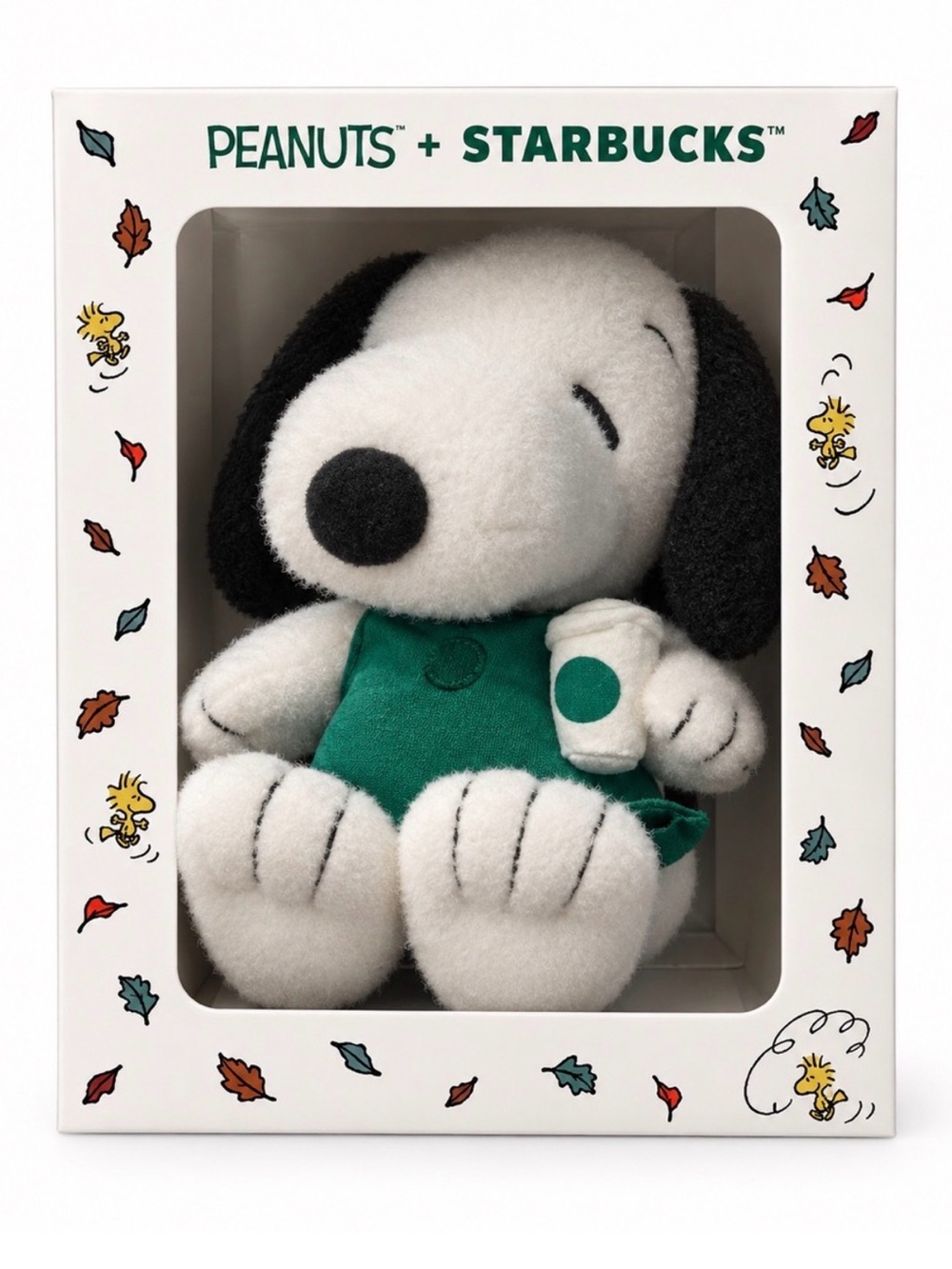 Peanuts x Starbucks White Snoopy Plush Branded Collectible